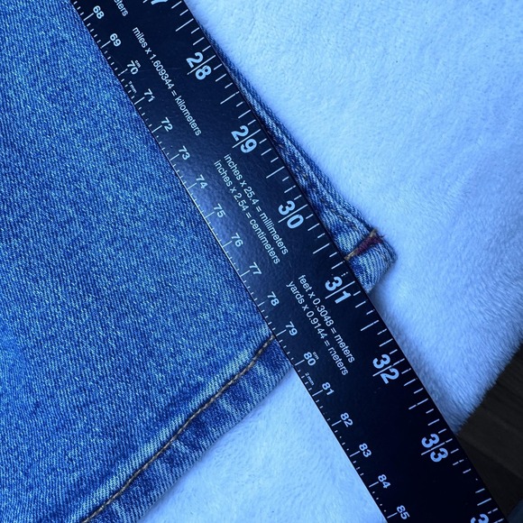 True Religion Rocco Jeans Mens 34 Blue Relaxed Skinny Moto Biker Denim Stretch - Picture 11 of 11